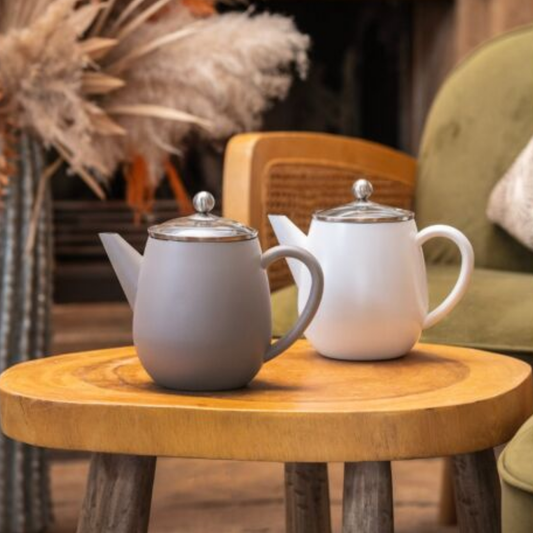 Bredemeijer - Theepot Duet® Eva 1,1L 'Betongrijs'
