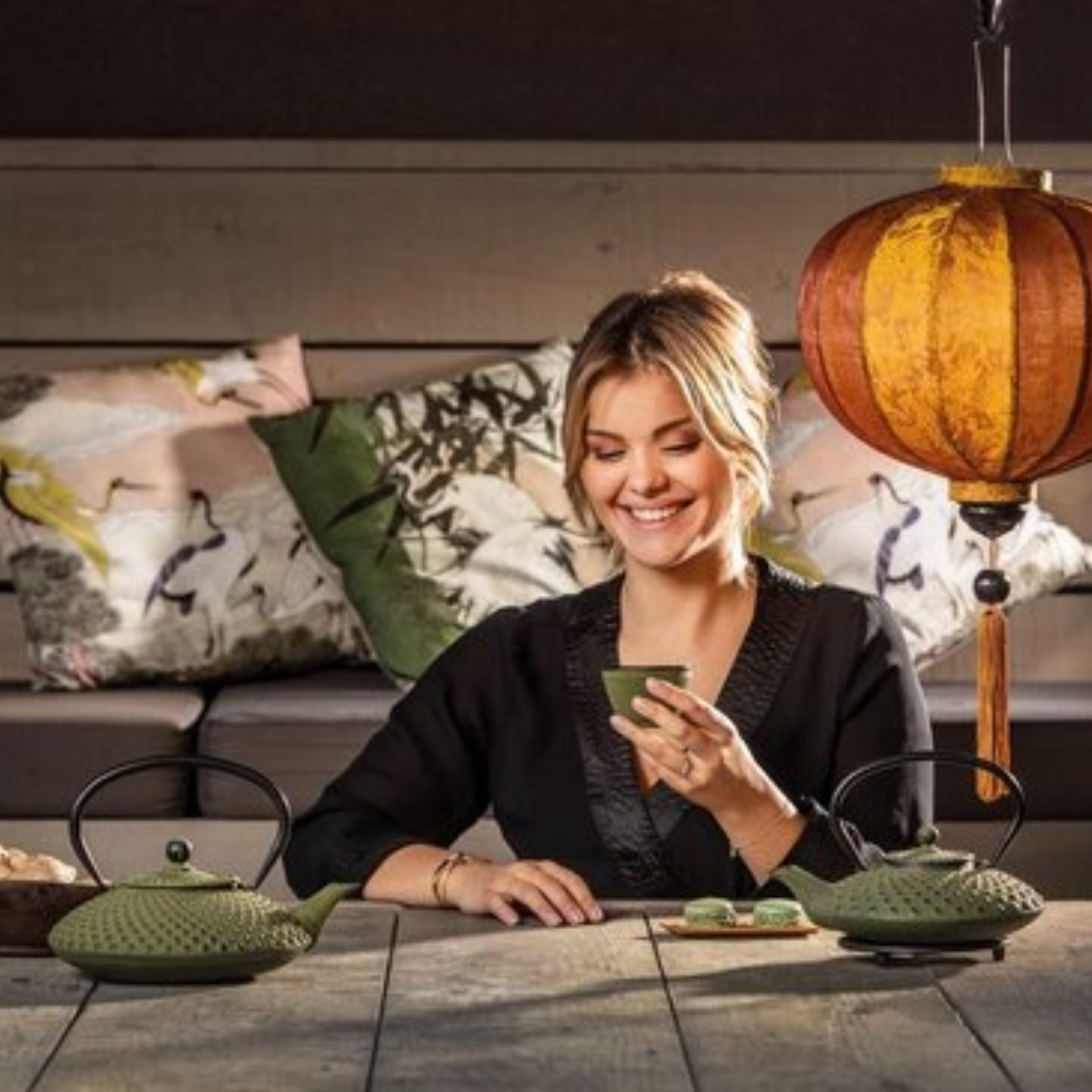 Bredemeijer - Theepot Xilin 1,25L Gietijzer 'Groen'