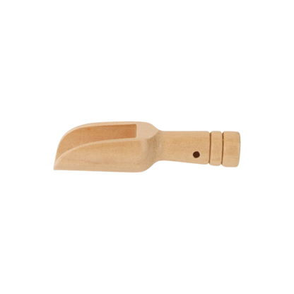 Houten maatschepje voor thee