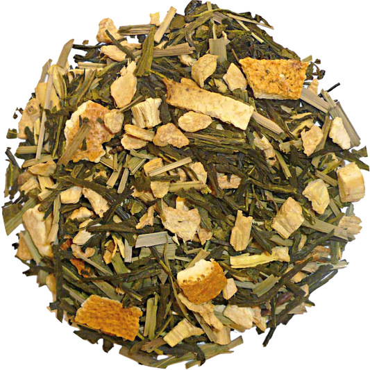 Sencha sinaasappel gember