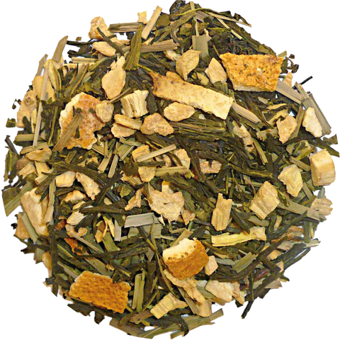 Sencha sinaasappel gember