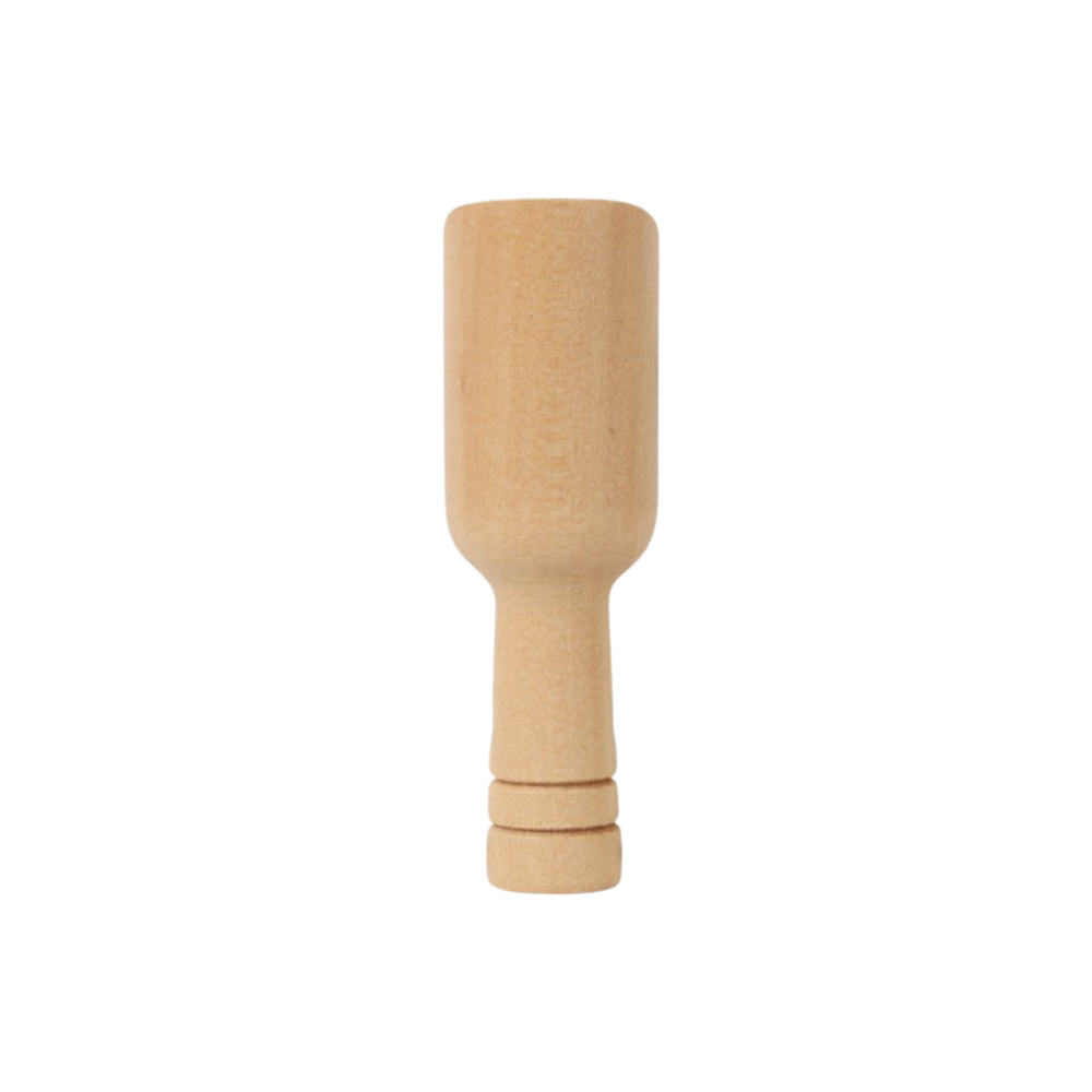 Houten maatschepje voor thee
