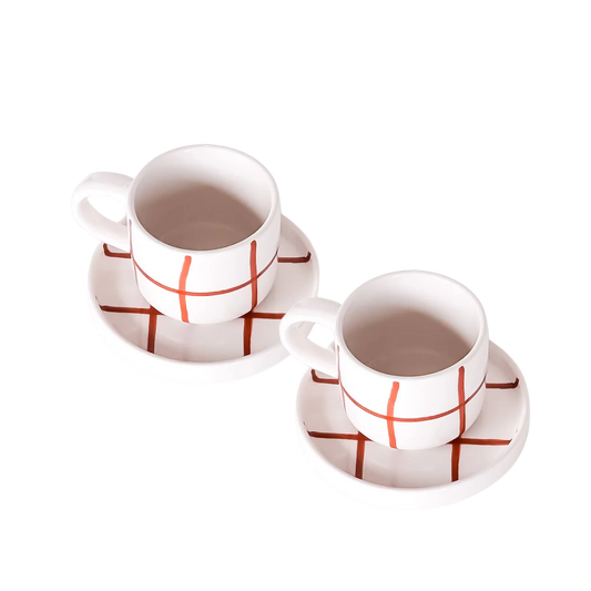 Magazin Minori - Cotto Oranje ruiten