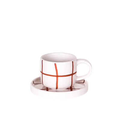 Magazin Minori - Cotto Oranje ruiten