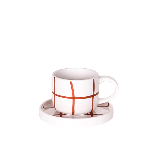 Magazin Minori - Cotto Oranje ruiten