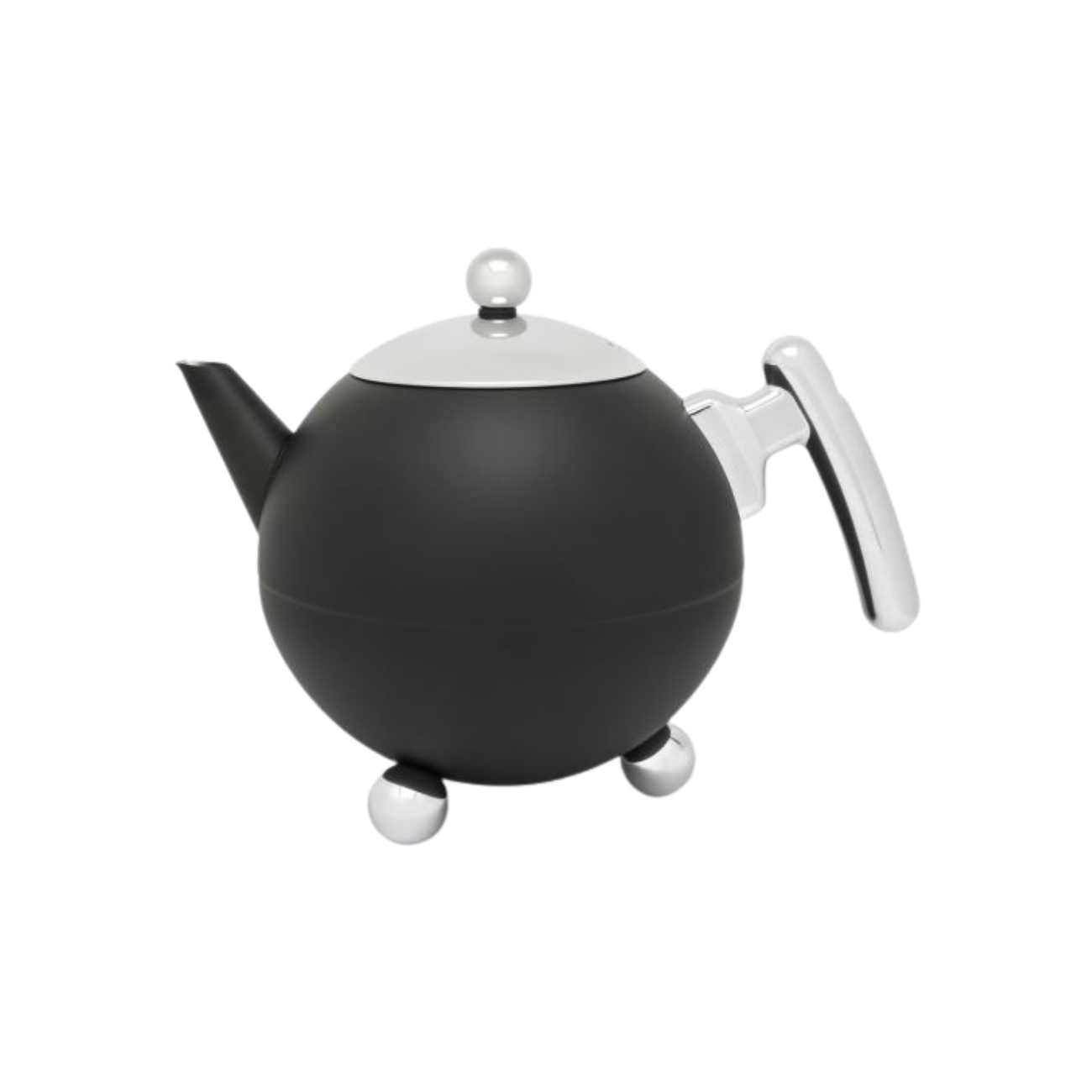 Bredemeijer - Theepot Duet® Bella Ronde 1,2L 'Mat Zwart'