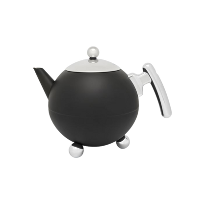Bredemeijer - Theepot Duet® Bella Ronde 1,2L 'Mat Zwart'