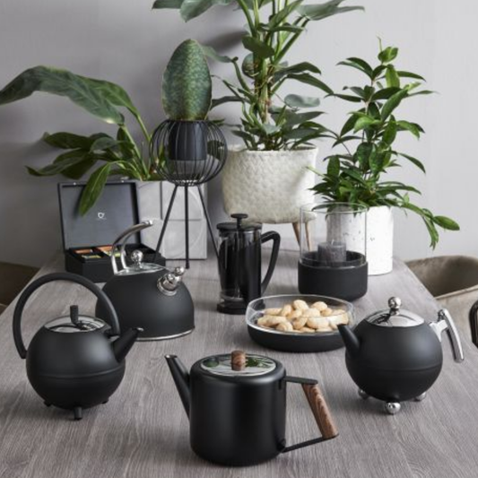 Bredemeijer - Theepot Duet® Bella Ronde 1,2L 'Mat Zwart'