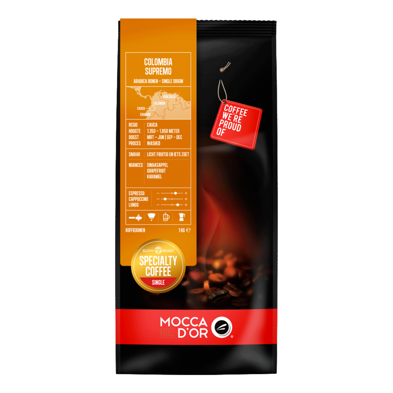 Mocca d'Or koffiebonen - Colombia Supremo