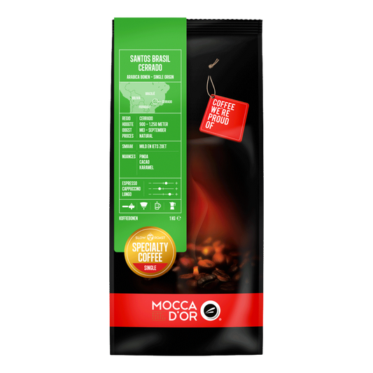 Mocca d'Or koffiebonen - Santos Brasil Cerrado