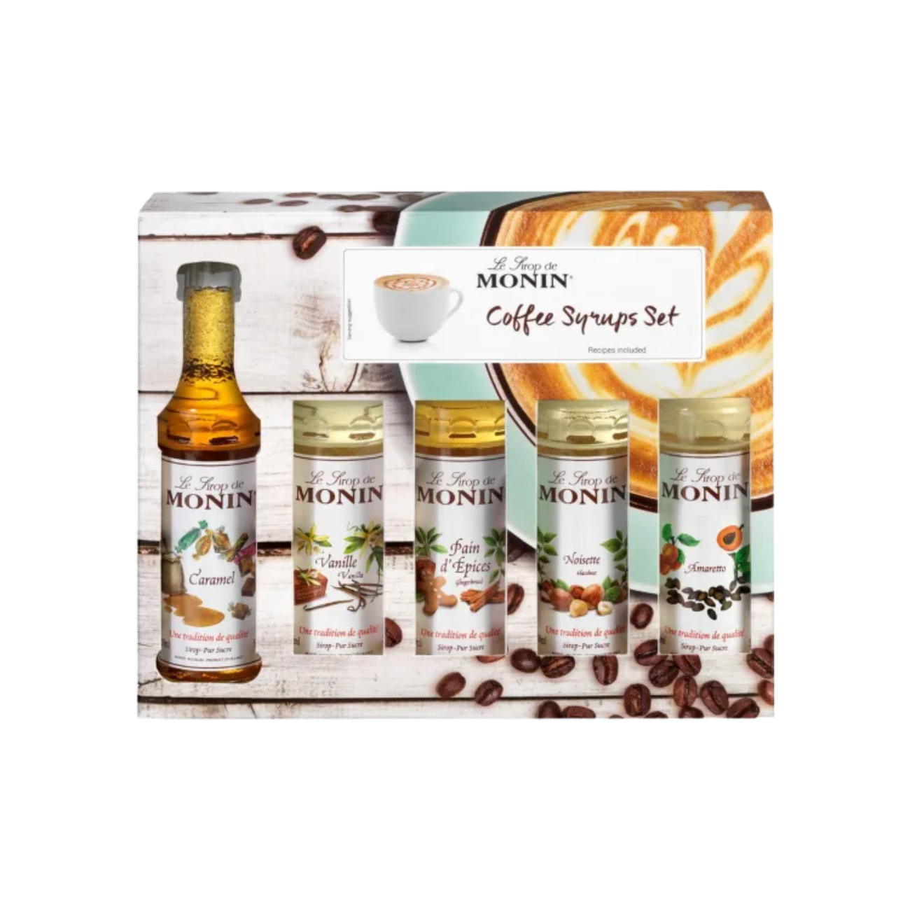 Monin - Mini koffiesiropen set
