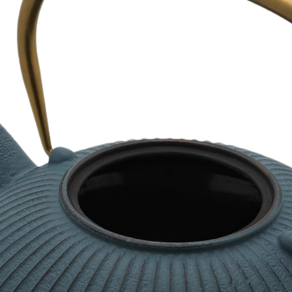 Bredemeijer - Theepot Linhai 1,1L Gietijzer 'Petrol'