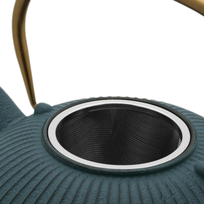 Bredemeijer - Theepot Linhai 1,1L Gietijzer 'Petrol'