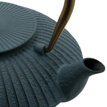 Bredemeijer - Theepot Linhai 1,1L Gietijzer 'Petrol'