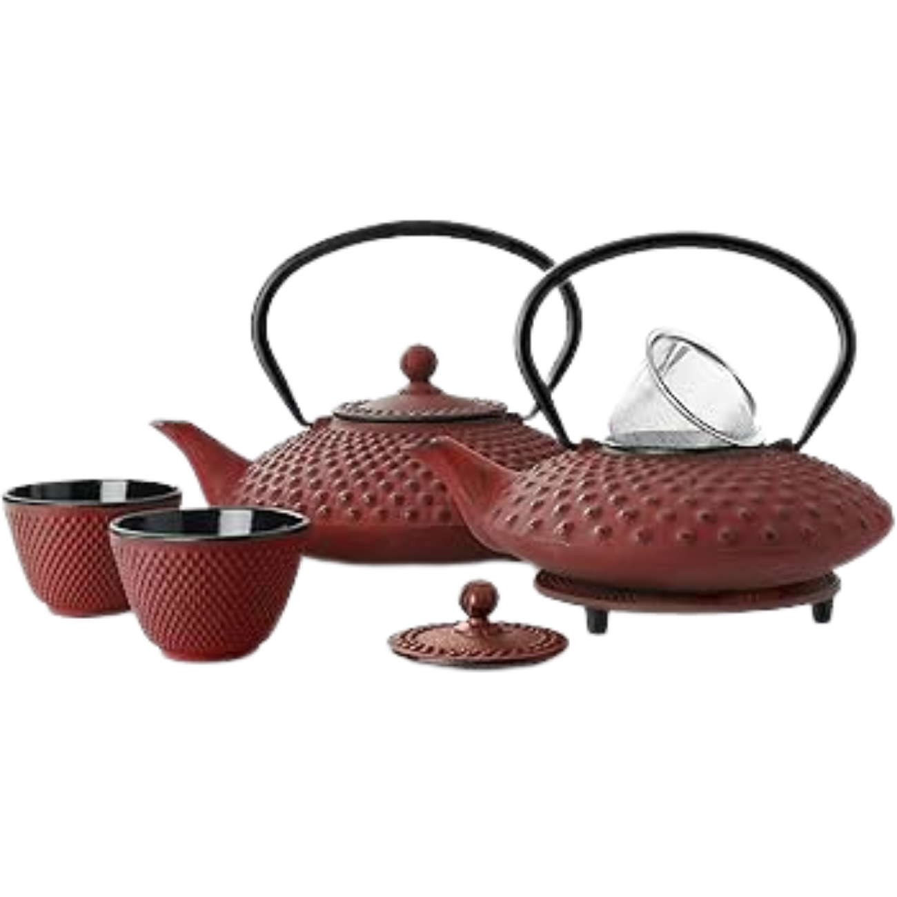 Bredemeijer - Theepot Xilin 0,8L Gietijzer 'Rood'