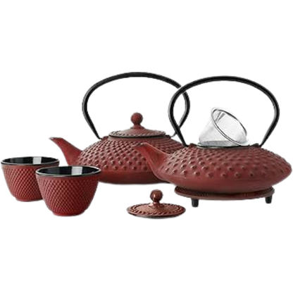 Bredemeijer - Theepot Xilin 0,8L Gietijzer 'Rood'