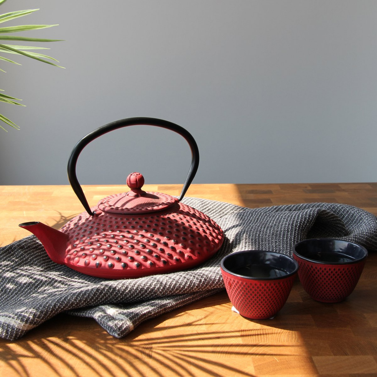 Bredemeijer - Theepot Xilin 1,25L Gietijzer 'Rood'