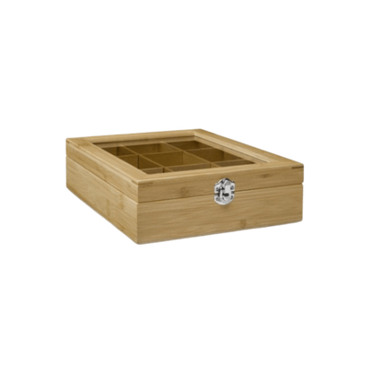 Bredemeijer - Theedoos bamboo, 9-vaks