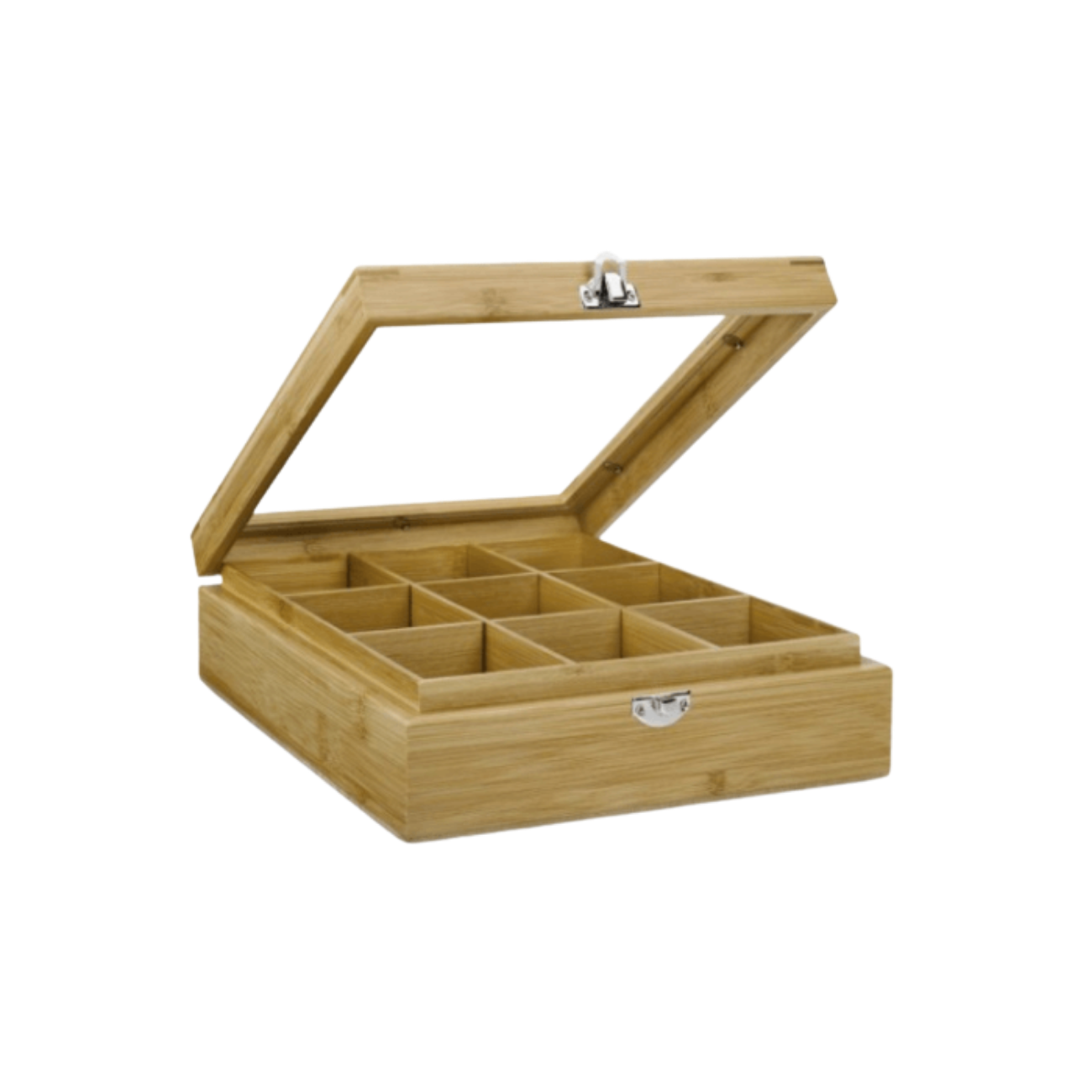 Bredemeijer - Theedoos bamboo, 9-vaks