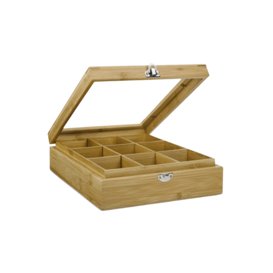 Bredemeijer - Theedoos bamboo, 9-vaks