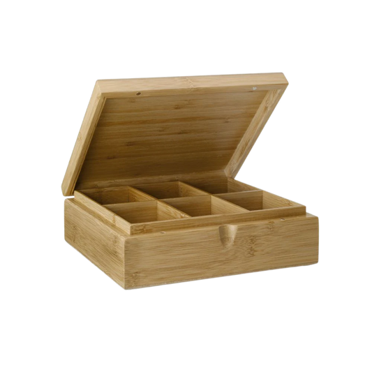 Bredemeijer - Theedoos bamboo, 6-vaks