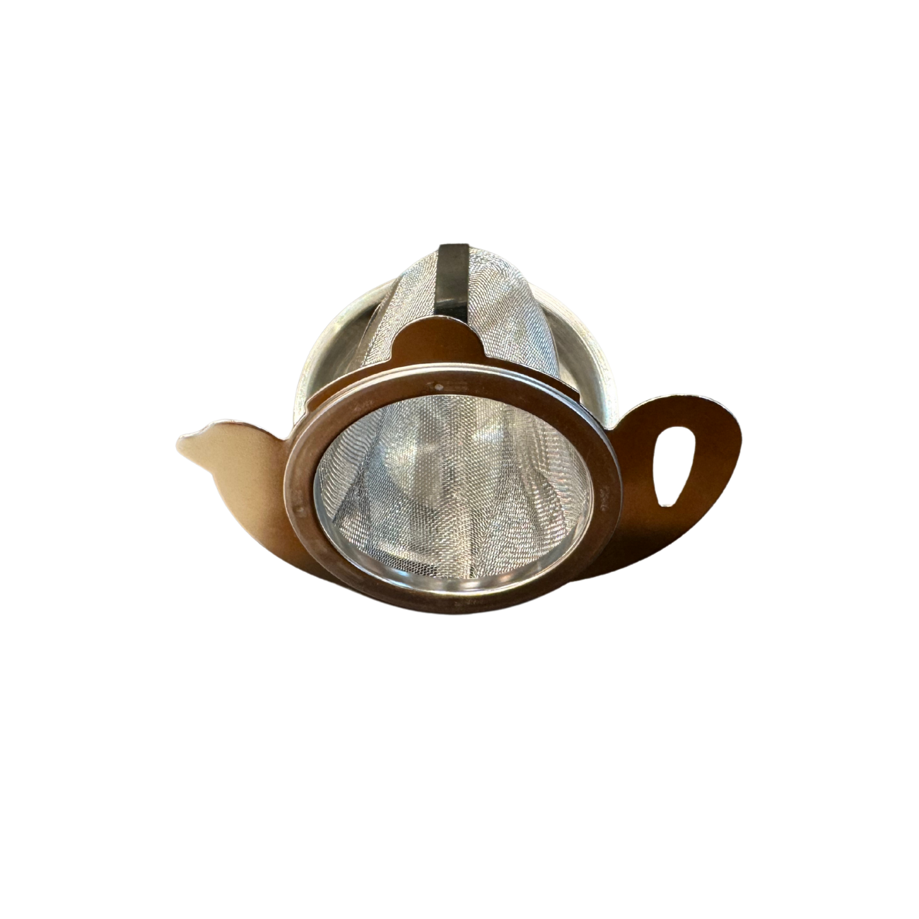 Theezeefje met tip theepot 74mm x 71mm
