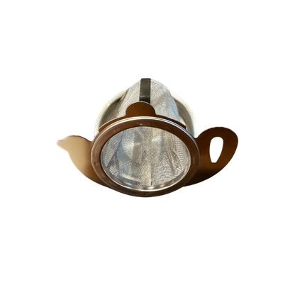 Theezeefje met tip theepot 74mm x 71mm