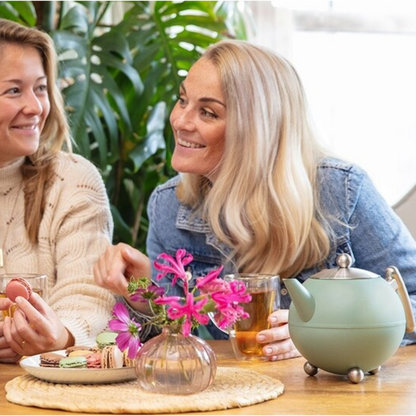 Bredemeijer - Theepot Duet® Bella Ronde 1,2L 'Tijmgroen'