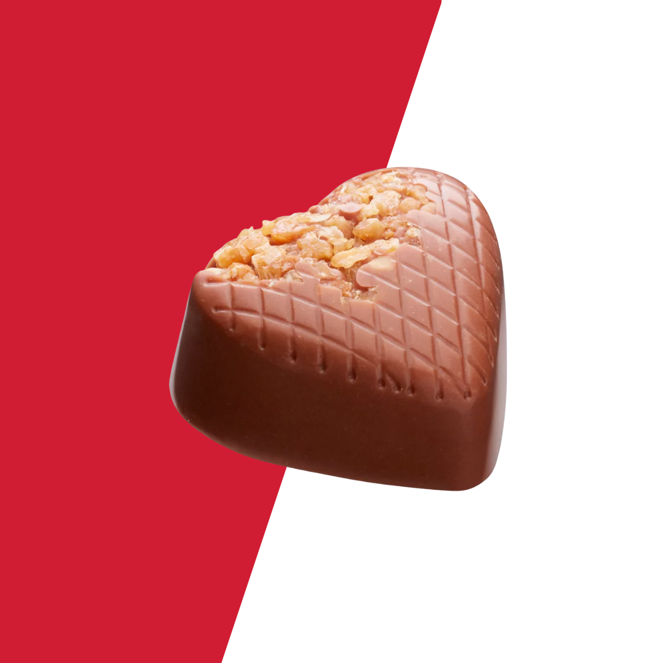 Visser Valentijn - Hartje Gianduja Melk