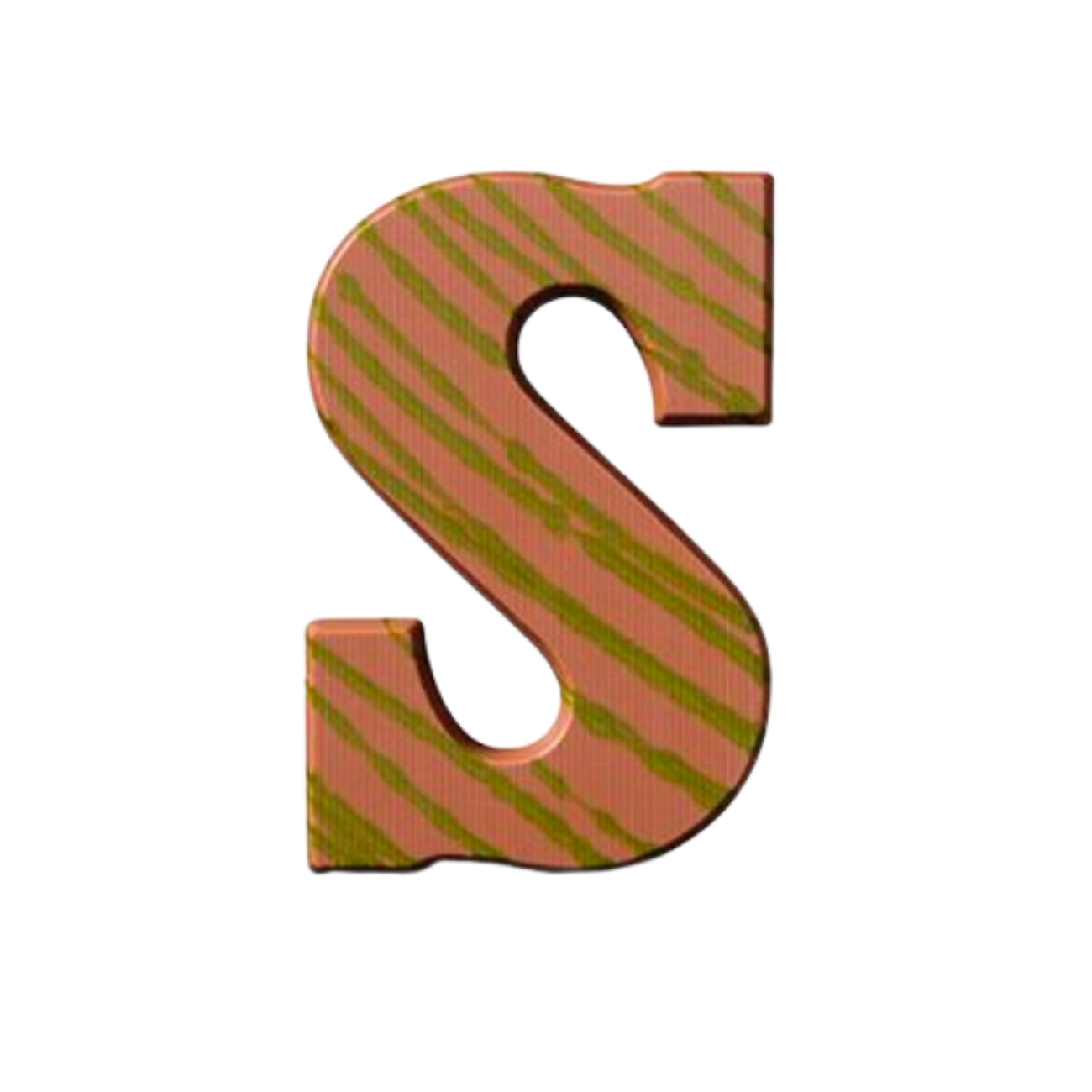 Visser Ambachtelijke chocoladeletter Dubai