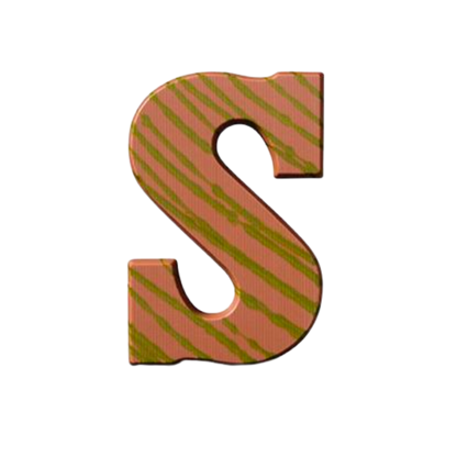 Visser Ambachtelijke chocoladeletter Dubai