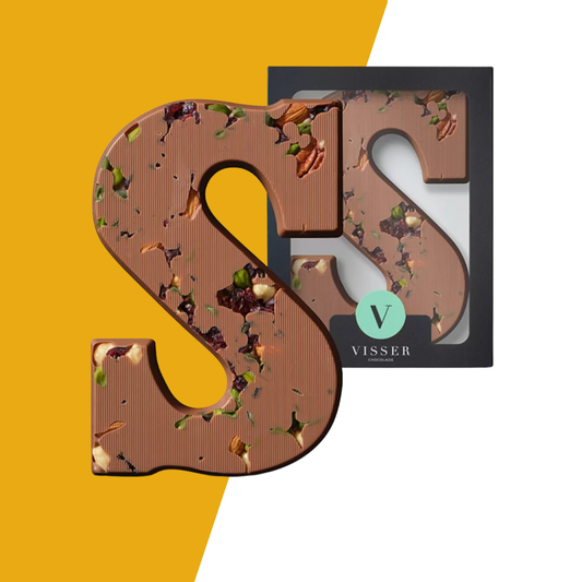 Visser Chocolade - Chocoladeletter Studentenhaver Melk