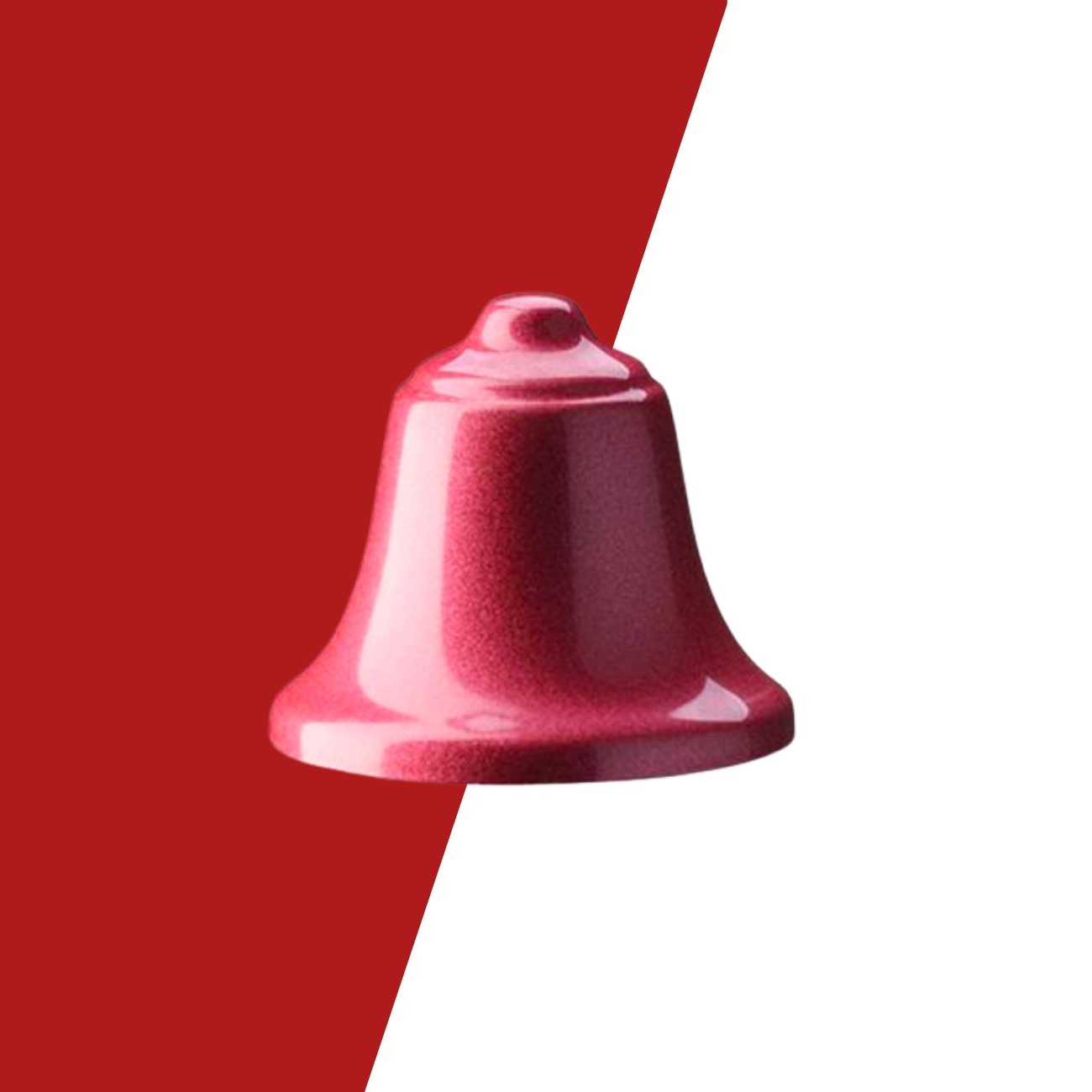 Visser Chocolade - Kerstklokje Framboos