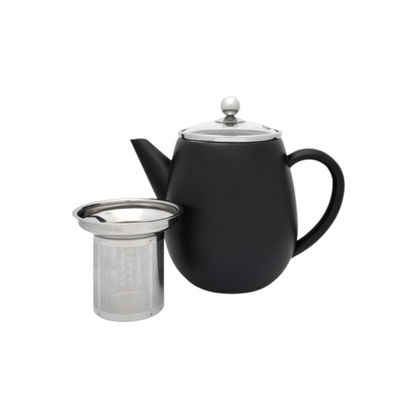 Bredemeijer - Theepot Duet® Eva 1,1L 'Zwart'