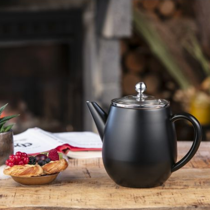 Bredemeijer - Theepot Duet® Eva 1,1L 'Zwart'