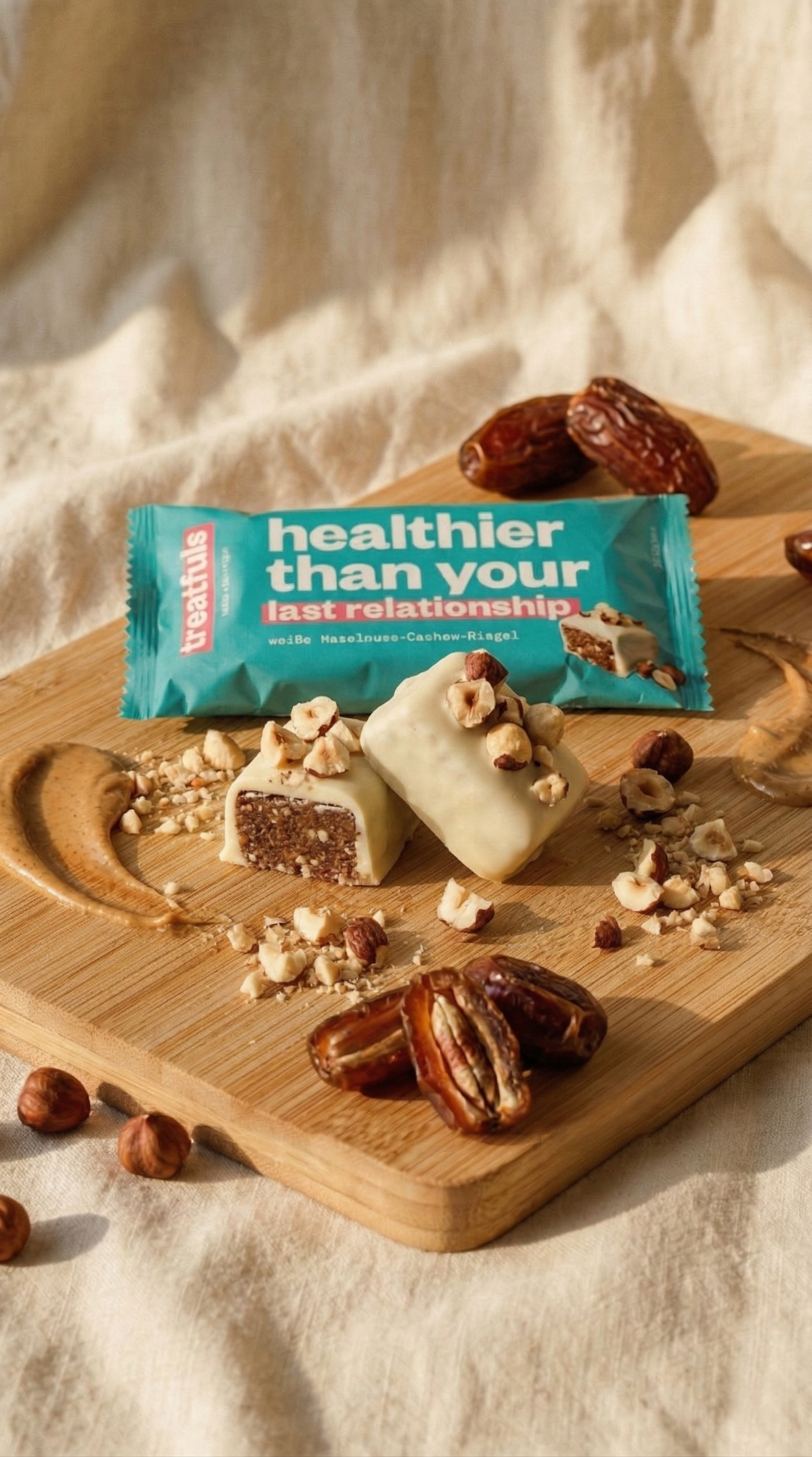 Treatful - Bonbon 'Hazelnoot' (wit)